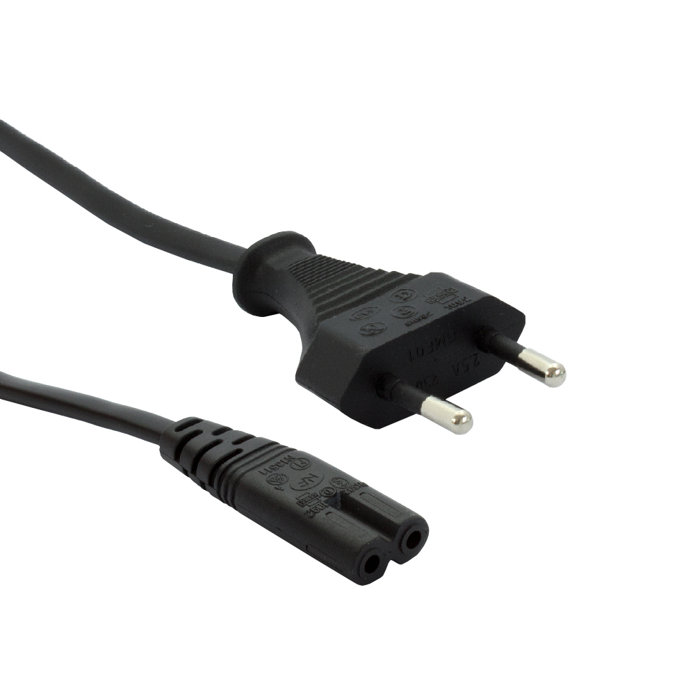 [CB1013] IEC60320-C7-EU-Black